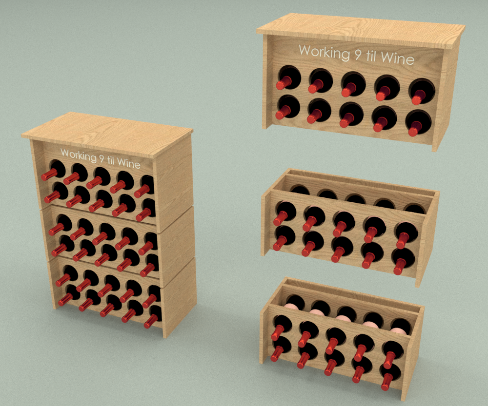 36 Bottle Racksovino - Image 9